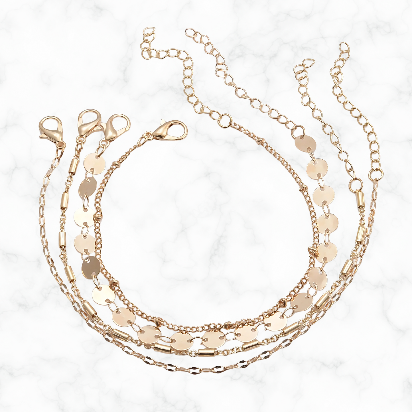 4-delige armbandenset