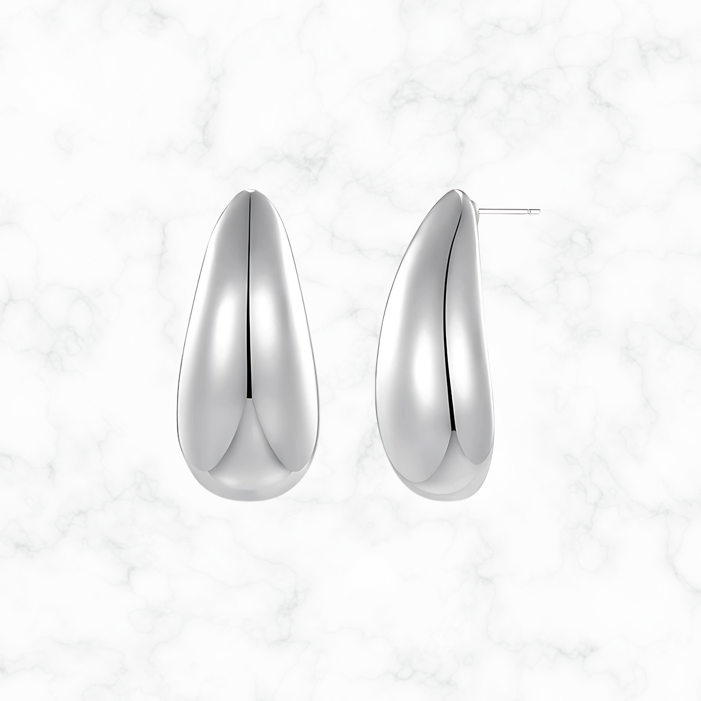 Teardrop oorbellen