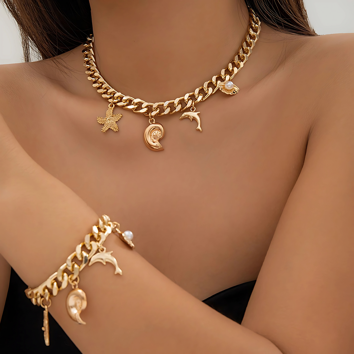 Boho sieraden set