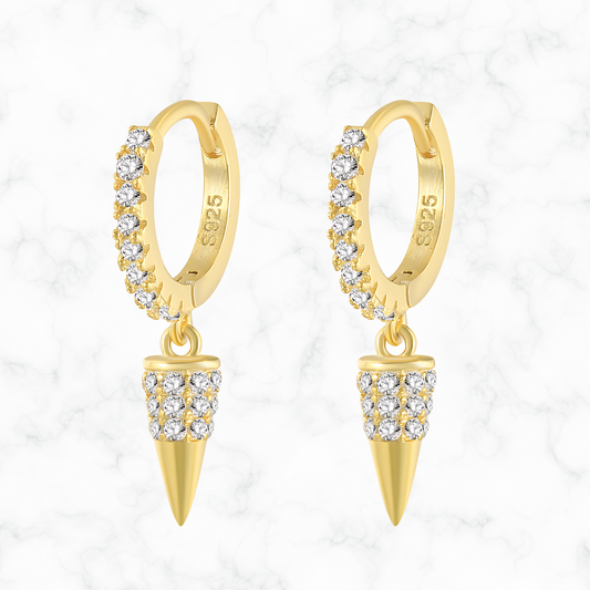 Diamand oorbellen