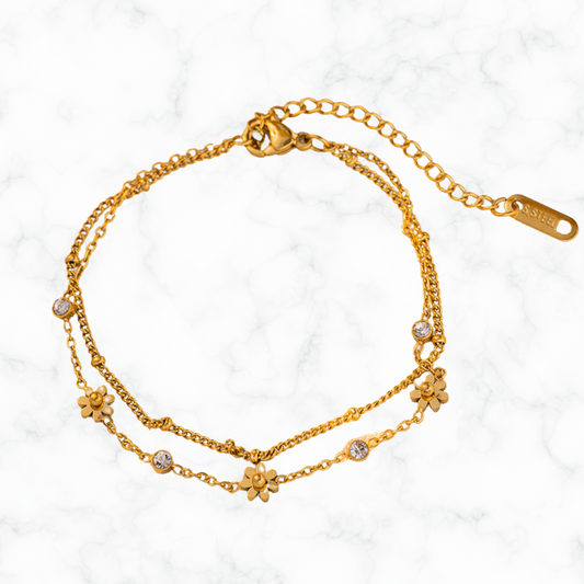 Diamant klaver armband