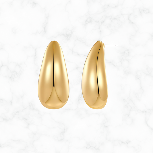 Teardrop oorbellen