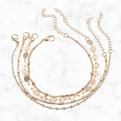 4-delige armbandenset