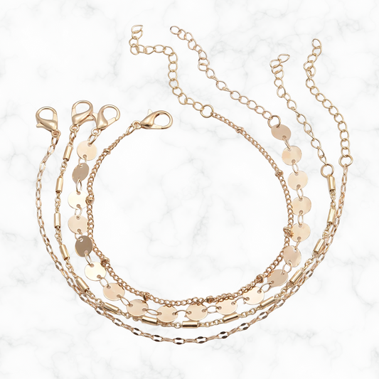 4-delige armbandenset