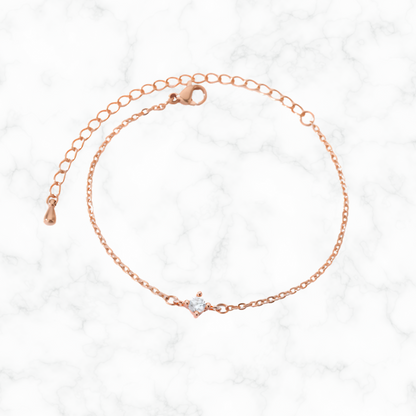 Armband met diamand steentje