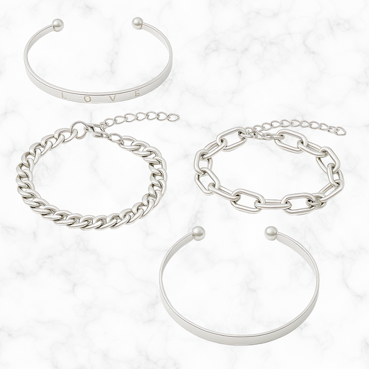 Minimalistische armbandenset