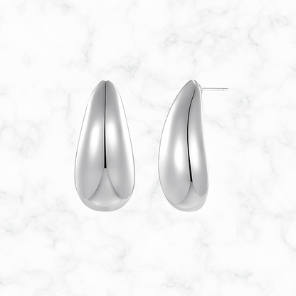 Teardrop oorbellen