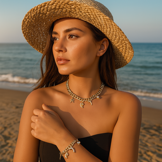Boho sieraden set