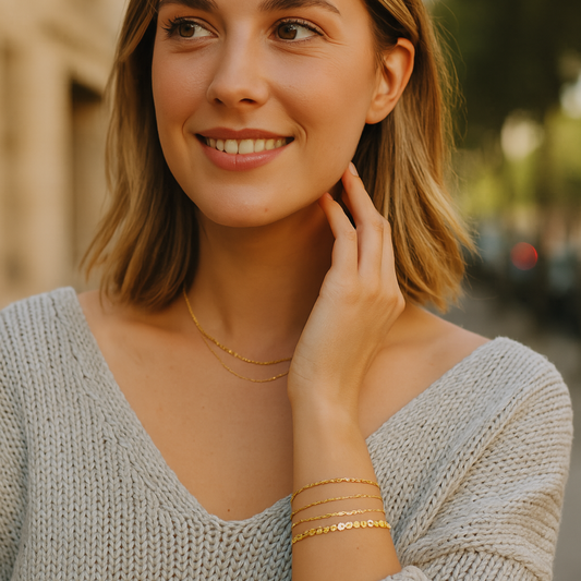 4-delige armbandenset
