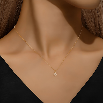 Klaver ketting/armband set